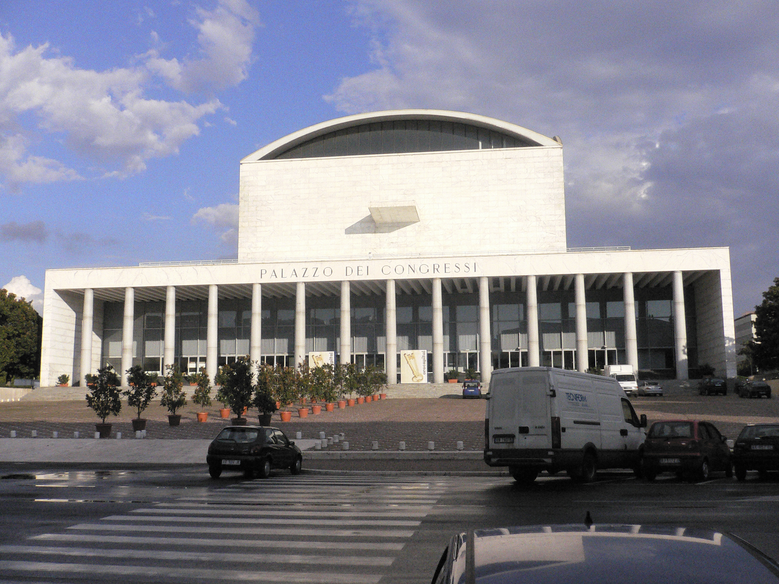 Le Palais des réceptions et des congrès de Rome