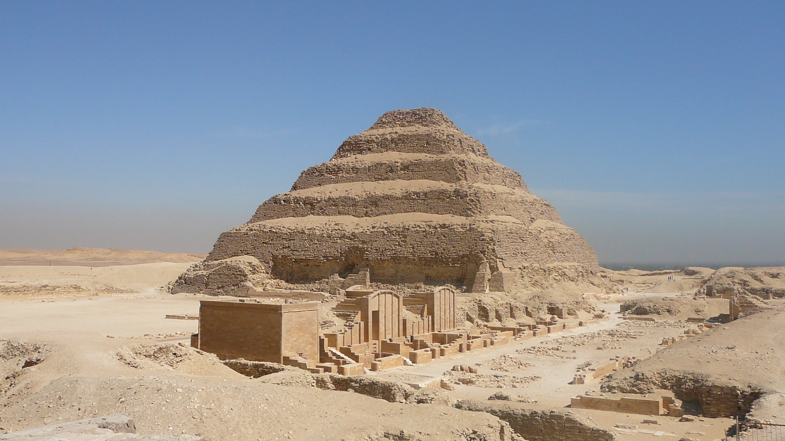 La pyramide du roi Djoser à Saqqarah